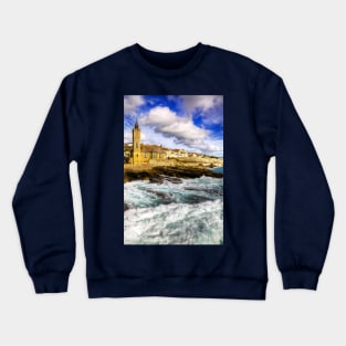 Porthleven Stormy Seas Crewneck Sweatshirt